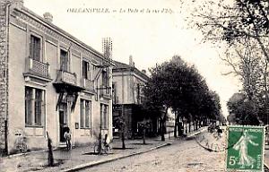 Orleansville - Poste et Rue d'Isly - 1914